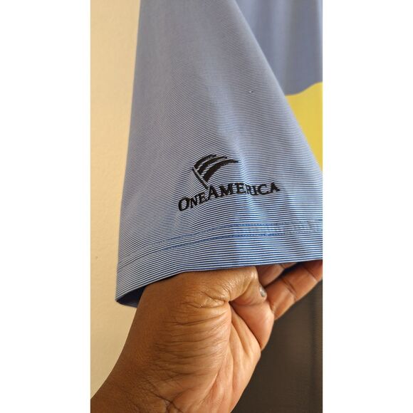 FOOTJOY MEN 'S GOLF POLO SX XXL STRIPED GOLF ATHLEISURE PREPPY CASUAL WEAR SPORT - Picture 4 of 6